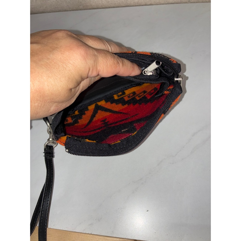 Pendleton Multicolor Wristlet - OS -‎ Wool Geometric Southwestern Boho Western - Picture 9 of 16